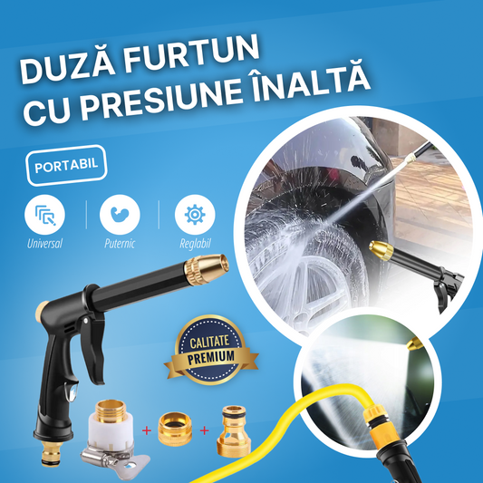 💦 Duza Portabilă cu Presiune Ridicată pentru Furtun