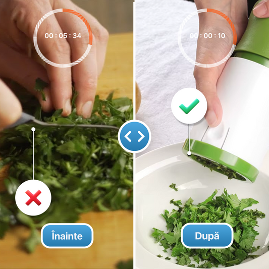 Mini Tocător Manual pentru Legume și Condimente