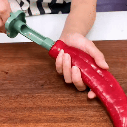 🌶️ Mini Instrument 2-în-1 pentru Ardei & Legume