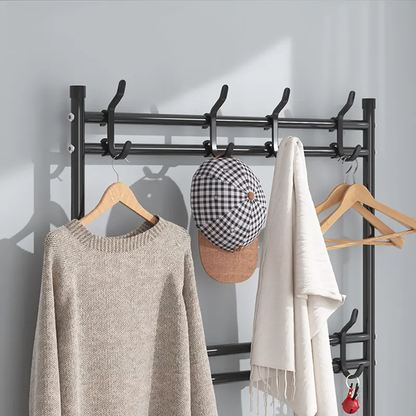 Cuier cu Pantofar Metalic – 5 Rafturi