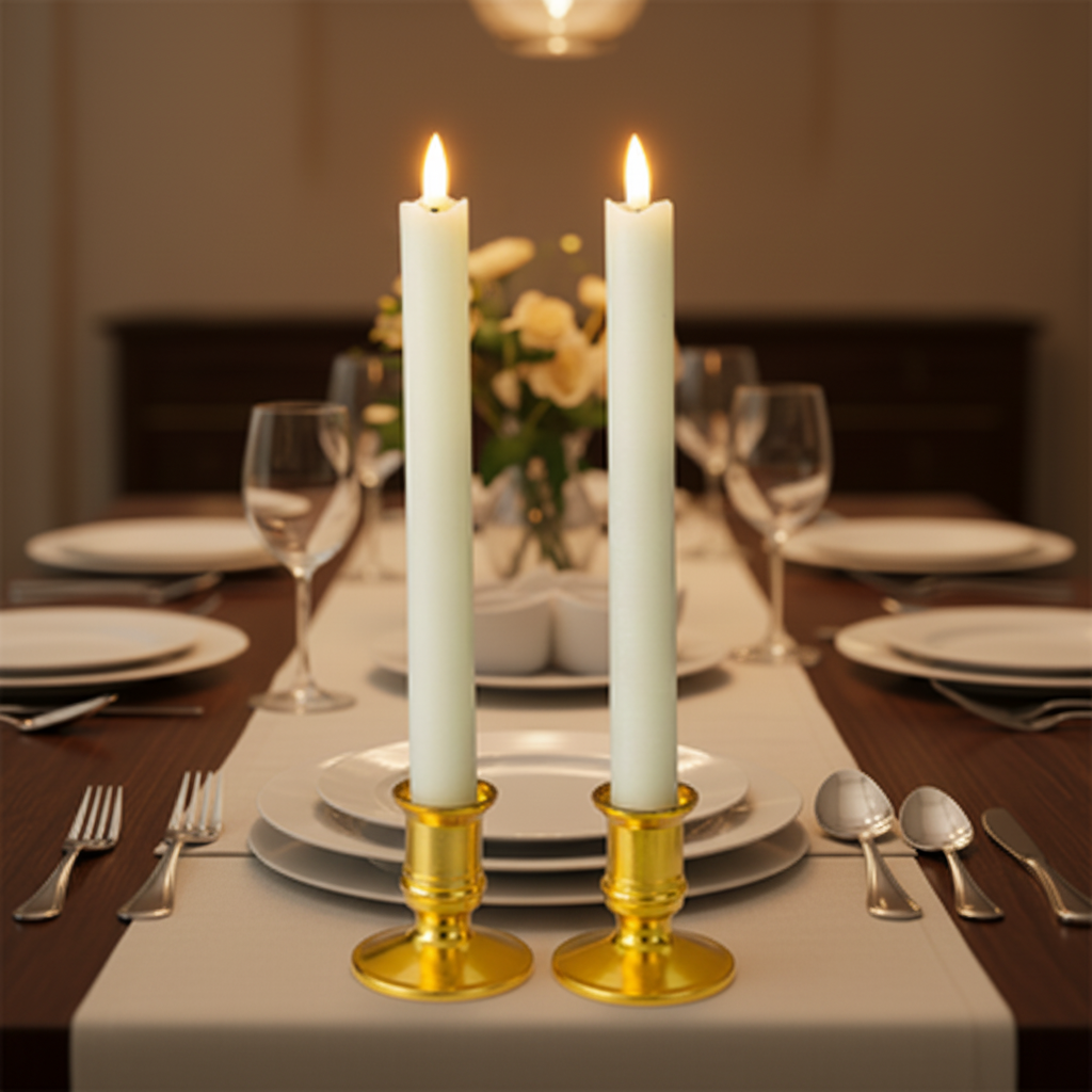 Set 4 Lumânări LED Decorative