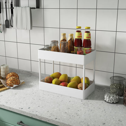 Raft Mobil Organizator cu 4 Etajere – Ordine Rapidă în Orice Spațiu