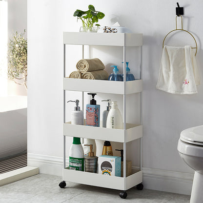 Raft Mobil Organizator cu 4 Etajere – Ordine Rapidă în Orice Spațiu