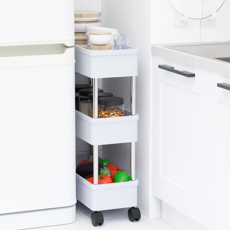 Raft Mobil Organizator cu 4 Etajere – Ordine Rapidă în Orice Spațiu