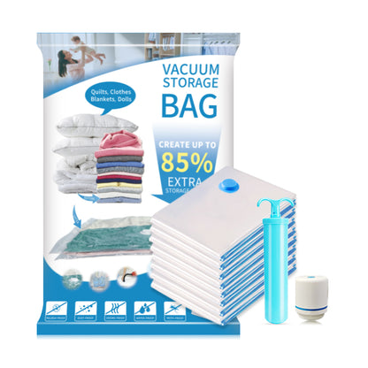 🧳 Set 6 Pungi pentru Vidare + Pompă Inclusă