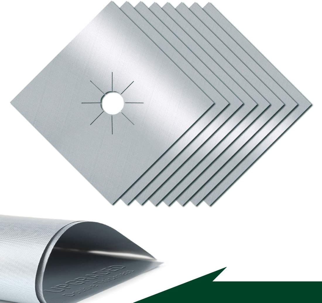 🎁4+4 -Folii din Teflon pentru Aragaz – Protecție Fără Murdărie  -