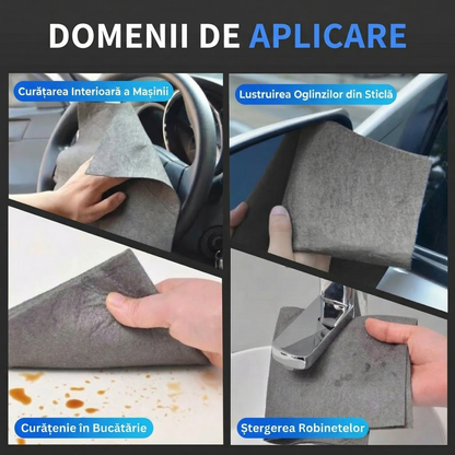 Lavetă Magică din Microfibră 30x30 CM – 5+5 CADOU