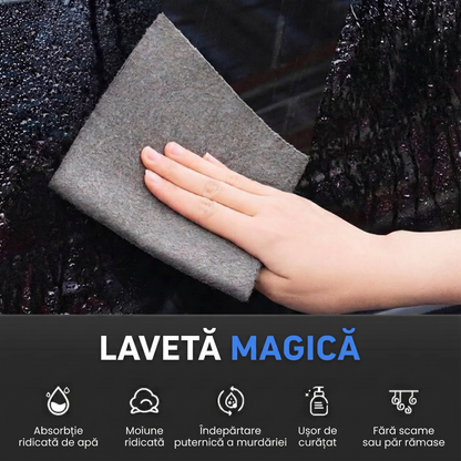 Lavetă Magică din Microfibră 30x30 CM – 5+5 CADOU